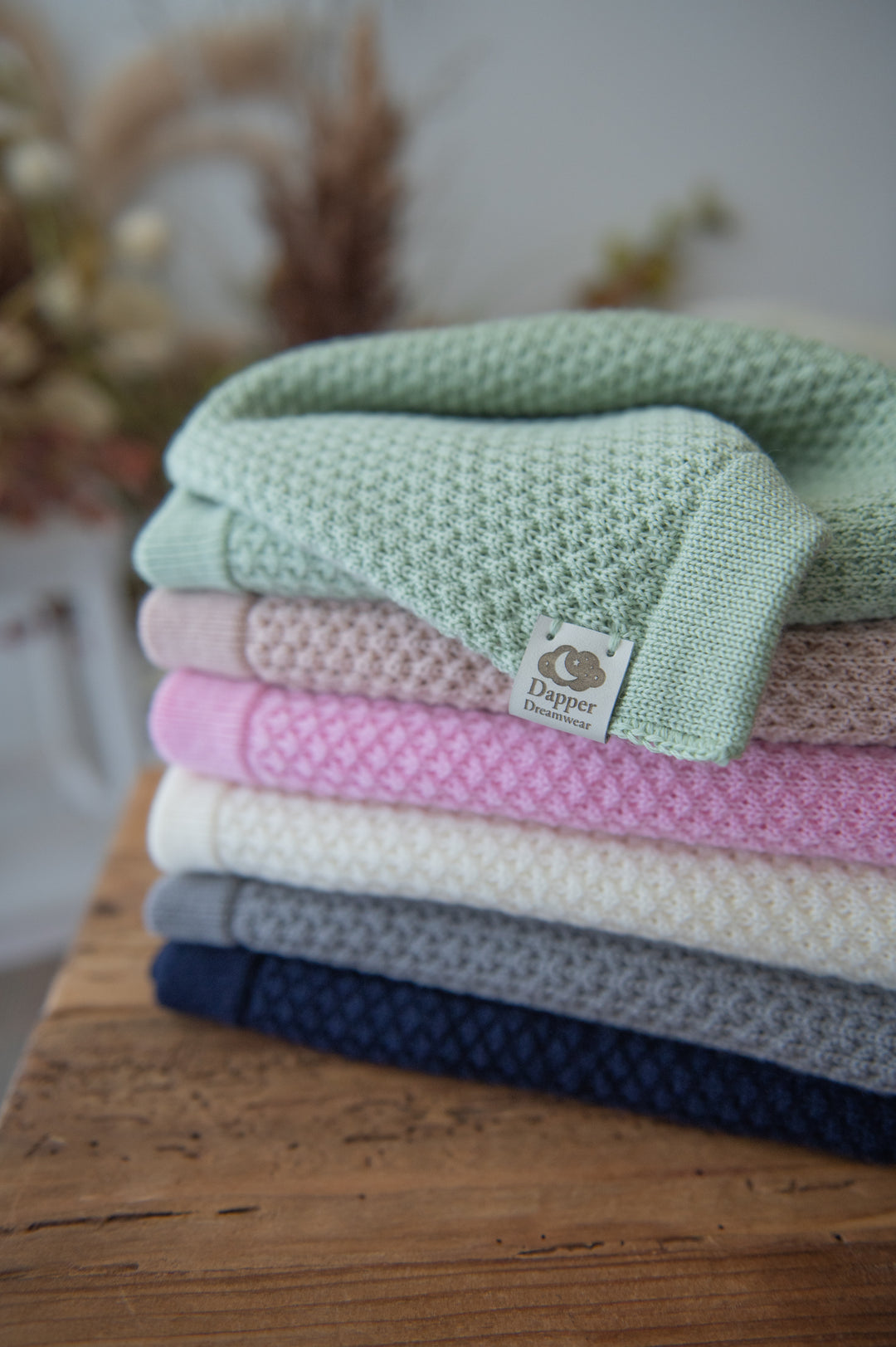 Dapper Dreamwear Merino Baby Blanket and Beanie Gift Set