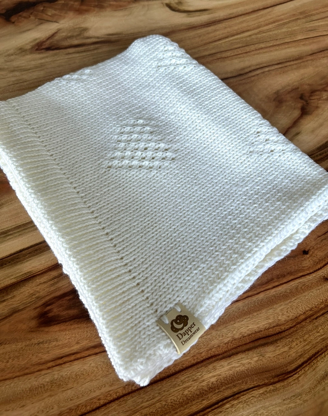 Dapper Dreamwear Chunky Heart Baby Blanket