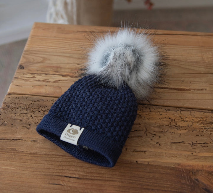 Dapper Dreamwear Woollen Pom Pom Beanie
