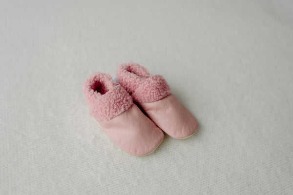 Dapper Dreamwear Wool Slippers ‘Prettiest Pink’